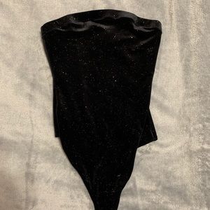 Black Velvet Bodysuit